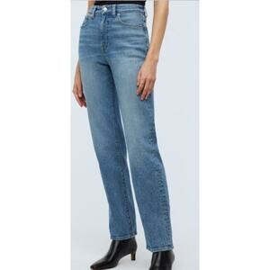 Madewell 90's Straight Jean Denim in Randall‎ Wash Size 25